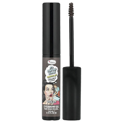 Product Image for theBalm Cosmetics, It's A-Brow Time! Eyebrow Gel, Dark Brown, 0.12 fl oz (3.6 ml)