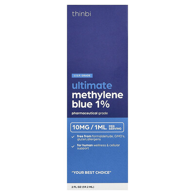 Thinbi, Azul de metileno superior al 1 %, 59,2 ml (2 oz. líq.)