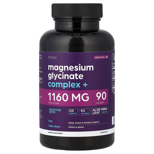 Thinbi Magnesium Glycinate Complex +, 90 Capsules
