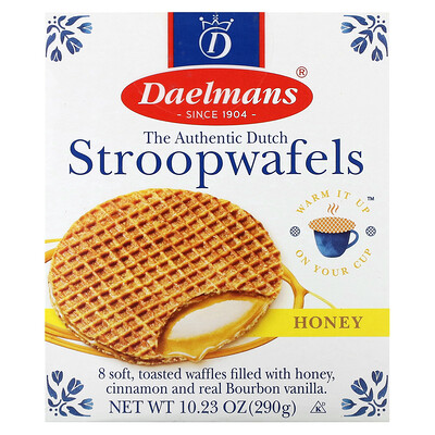 Daelmans  Stroopwafels  Honey  8 Waffles  10.23 oz (290 g)
