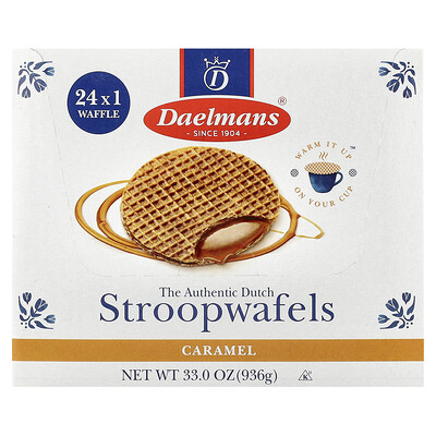 Daelmans  Stroopwafels  Caramel  24 Waffles  1.38 oz (39 g ) Each