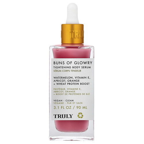 Truly Beauty, Buns of Glowry Tightening Body Serum, 3.1 fl oz (90 ml)