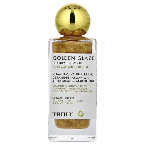 Truly Beauty, Luksuslik kehaõli Golden Glaze'iga, 90 ml