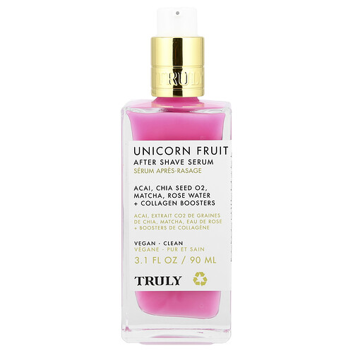 Truly Beauty, Coconut Fruit After Shave Serum, Aftershave-Serum mit Einhornfrucht, 90 ml (3,1 fl. oz.)