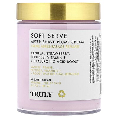 Product Image for Truly Beauty, Soft Serve After Shave Plump Cream, 6 fl oz (180 ml)