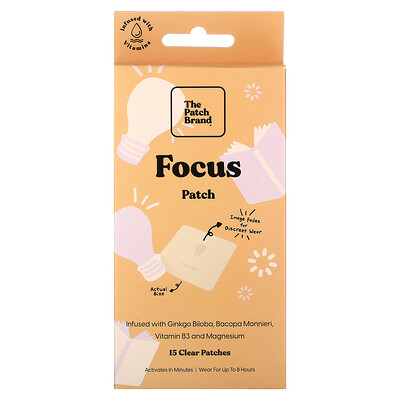 The Patch Brand  Focus Patch  15 Clear Patches
