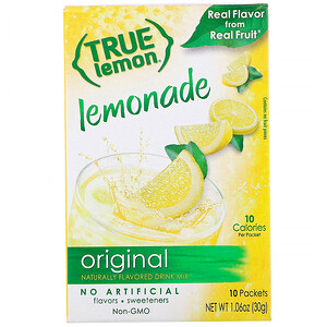 Отзывы о True Citrus, True Lemon, Original Lemonade, 10 Packets, 1.06 oz (30 g)