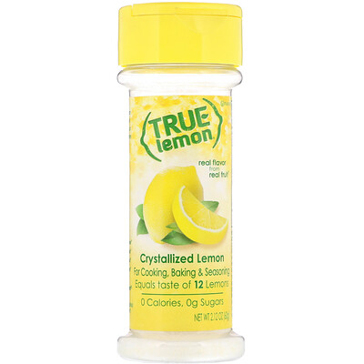 True Citrus True Lemon, Кристаллизованный лимон, 2,12 унц. (60 г)