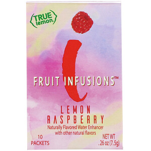 Отзывы о True Citrus, True Lemon, Fruit Infusion, Lemon Raspberry, 10 Packets, .26 oz (7.5 g)