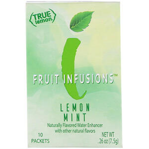 Отзывы о True Citrus, True Lemon, Fruit Infusion, Lemon Mint, 10 Packets, .26 oz (7.5 g)
