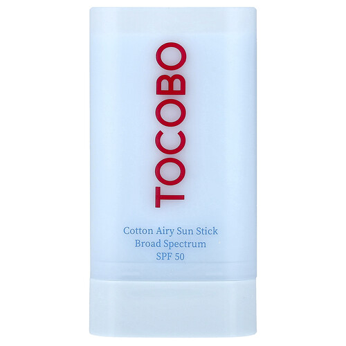 Tocobo, Cotton Airy Sun Stick, Sun-Stick mit Baumwolle, LSF 50, 19 g (0,67 oz.)