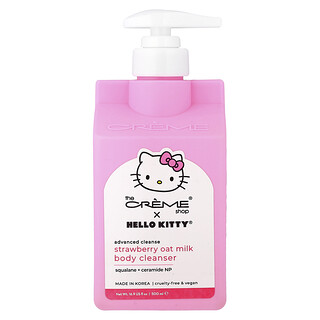 The Creme Shop, Hello Kitty®，高級沐浴露，草莓燕麥奶香，16.9 液量盎司（500 毫升）