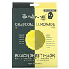 The Creme Shop‏, Fusion Beauty Sheet Mask, Charcoal Lemonade, 5 Sheets, 4.40 oz (125 g)
