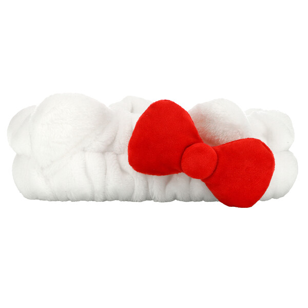 The Creme Shop, Hello Kitty Plush Spa Headband With Signature Bow, 1