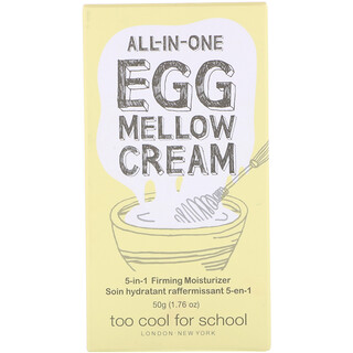Too Cool for School, All-in-One Egg Mellow Cream, укрепляющий увлажняющий крем "5 в 1", 1,76 унц. (50 г)