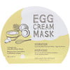 Too Cool for School, Egg Cream Beauty Mask, Hydration, 1 Sheet, (0.98 oz) 28 g