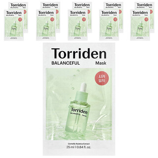 Torriden, Balanceful Beauty -naamio, 10 arkkia, 25 ml / kpl