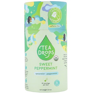 Отзывы о Tea Drops, Sweet Peppermint, Caffeine Free, 1.8 oz