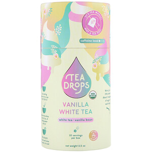 Tea Drops, Vanilla White Tea, 2.5 oz отзывы
