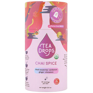 Отзывы о Tea Drops, Chai Spice, 2.8 oz