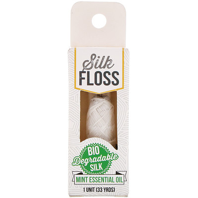 The Dirt Silk Floss, Mint Essential Oil, 1 unit 33 yrds