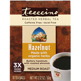 Teeccino, Обжаренный травяной чай, средняя обжарка, фундук, не содержит кофеина, 10 чайных пакетиков, 60 г отзывы