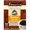 Teeccino, Roasted Herbal Tea, Medium Roast, Hazelnut, Caffeine Free, 10 Tea Bags, 2.12 oz (60 g)