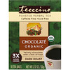 Teeccino, Organic Roasted Herbal Tea, Chocolate, Dark Roast, Caffeine Free, 10 Tea Bags, 2.12 oz (60 g)