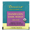 Teeccino, 有機烘焙草本茶,蒲公英深度烘焙,無因,10 包茶包,2.12 盎司(60 克)