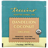 Teeccino, Organic Roasted Herbal Tea, Dandelion Coconut, Caffeine Free, 10 Tea Bags, 2.12 oz (60 g)