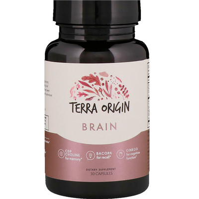 Terra Origin Brain, 30 Capsules