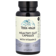 Healthy Gut™, капсули для здоров’я кишківника з вітаміном D, 60 капсул