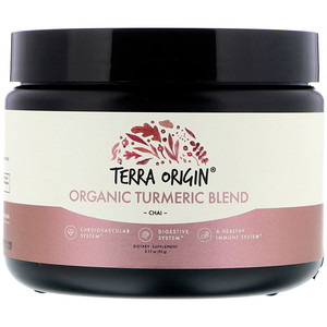 Отзывы о Terra Origin, Organic Turmeric Blend, Chai, 3.17 oz (90 g)