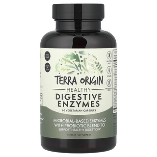Terra Origin, Digestive Enzymes, 60 Capsules