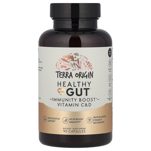 Terra Origin Healthy Gut™, Immunity Boost, 90 Capsules