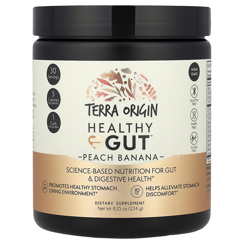 Terra Origin Healthy Gut™, Peach Banana, 8.25 oz (234 g)
