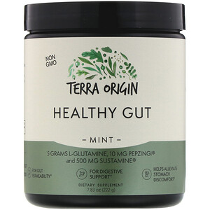 Отзывы о Terra Origin, Healthy Gut, Mint, 7.83 oz (222 g)