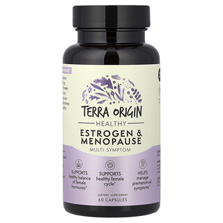 Terra Origin, Healthy Oestrogen & Menopause, 60 Capsules
