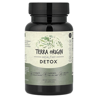 Terra Origin‏, ניקוי רעלים בריא, 30 כמוסות