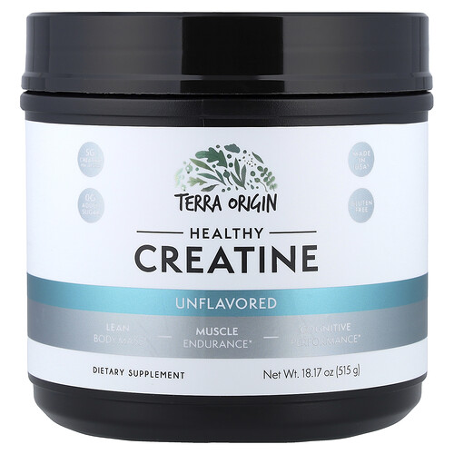 Terra Origin Healthy Creatine, Unflavored, 18.17 oz (515 g)