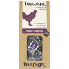 TeaPigs, Morning Glory, English Breakfast, 15 Tea Temples, 1.76 oz (50 g)