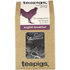 TeaPigs, Morning Glory, English Breakfast, 50 Tea Temples, 5.82 oz