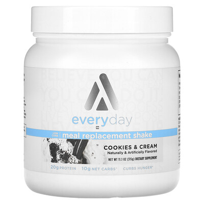 TransformHQ  Everyday  Meal Replacement Shake  Cookies & Cream  11.1 oz (315 g)