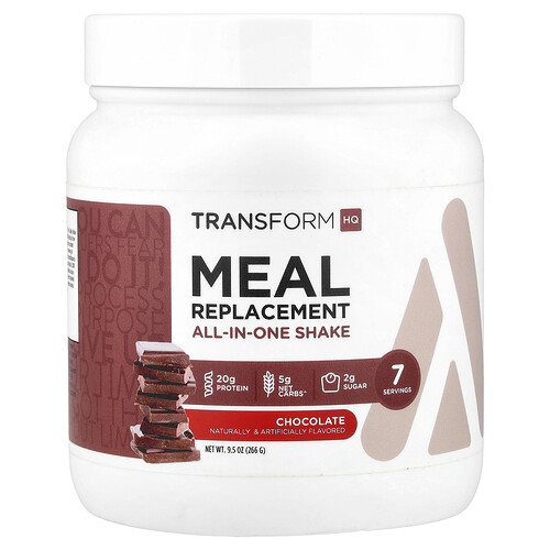 TransformHQ, Everyday, Meal Replacement Shake, Chocolate, 10.5 oz (297.5 g)
