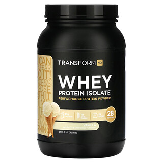 TransformHQ, Aislado de proteína de suero de leche, Vainilla`` 882 g (2 lb)