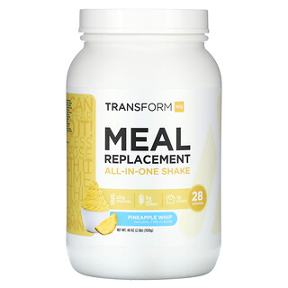 TransformHQ, Reemplazo de comidas, Batido todo en uno, Batido de piña`` 1120 g (2,5 lb 40 oz)