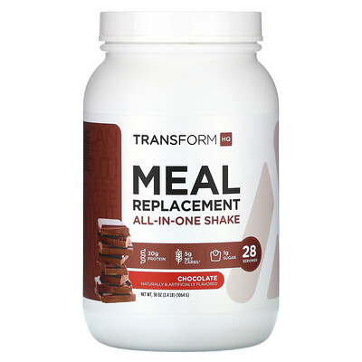 TransformHQ  Meal Replacement  All-In-One Shake  Chocolate  2.4 lb 38 oz (1064 g)