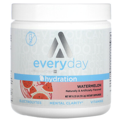TransformHQ  Everyday  Hydration  Caffeine Free  Watermelon  0.33 lb (151.2 g)