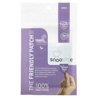 The Friendly Patch, Snoozzze, Melatonine Slaappleister, 8 Pleisters