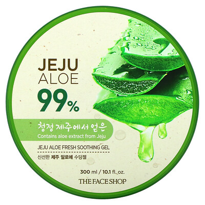 Купить The Face Shop Освежающий успокаивающий гель Jeju Aloe Fresh, 300 мл (10, 1 жидк. Унции)